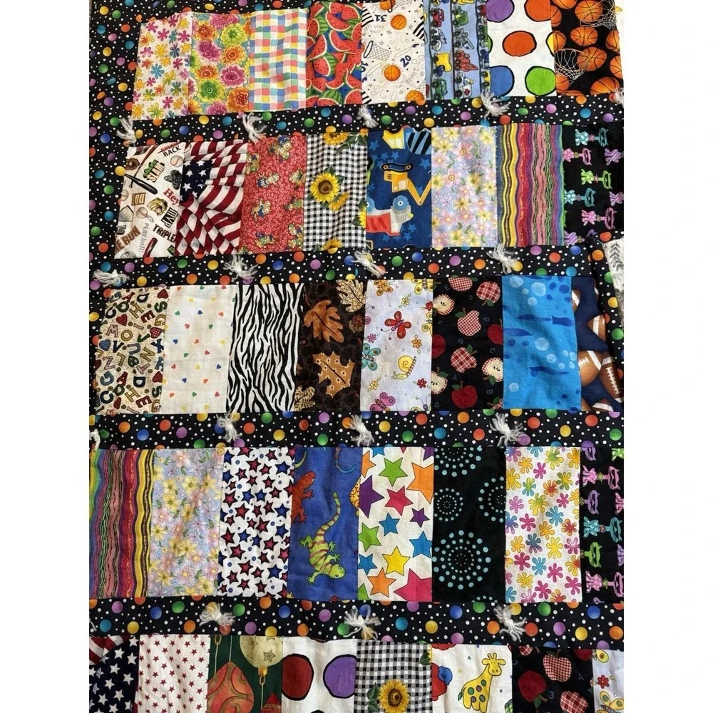 Handmade patchwork quilt